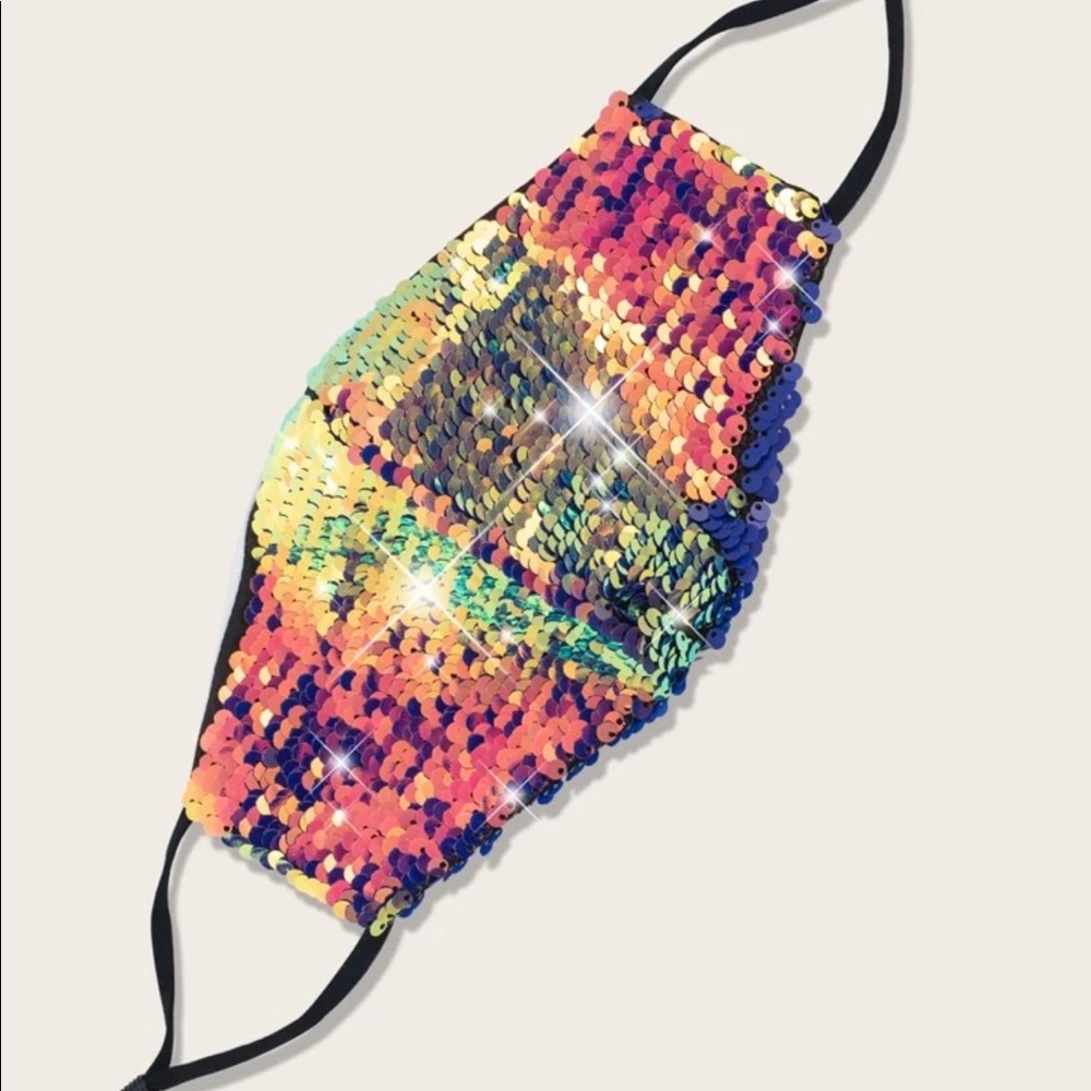 Reversible Sequins Fashion Mask
